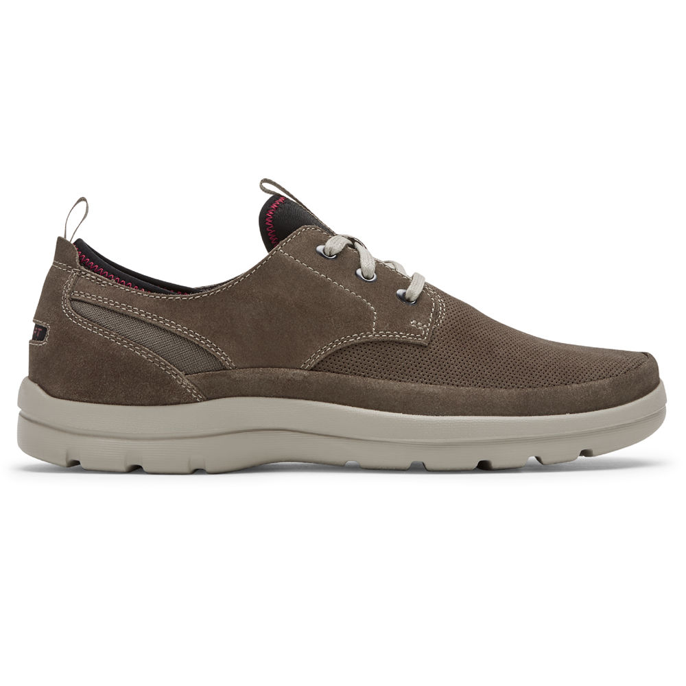 Rockport Mens Sneakers Olive - Get Your Kicks 2 3-Eye Plain Toe - UK 670-MVNLAI